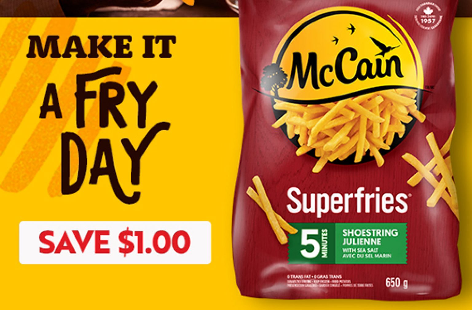 McCain Coupon Canada | McCain Bistro Fries + McCain SuperFries Coupons ...
