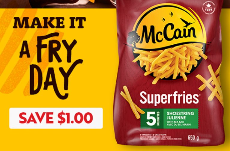 McCain Coupon Canada | McCain Bistro Fries + McCain SuperFries Coupons ...