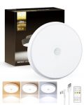 EZVALO Wireless Rechargeable Motion Sensor Ceiling Light with Remote