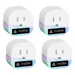 meross Matter Smart Plug Mini (4 Pack)