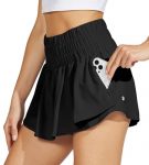 Willit Women’s Athletic High Waisted Flowy Ruffle Skort