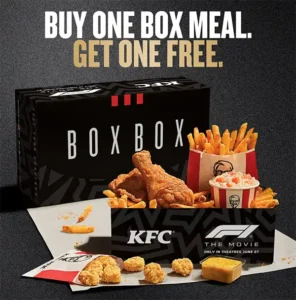 KFC F1 BOGO Deal