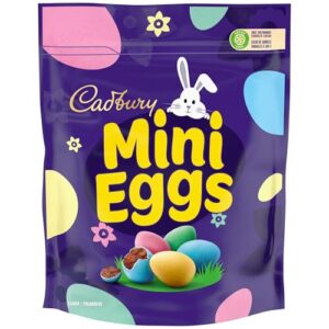 Cadbury Mini Eggs, Chocolatey Candy Eggs, Party Size, Resealable bag, 875 g, Prepared in Canada