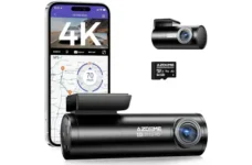 AZDOME M300S 4K Front & Rear Dash Cams with 5.8G WiFi Free 64GB SD Card