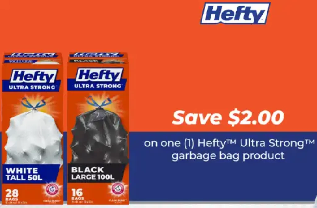 Hefty Garbage Bags Coupon Deals from SaveaLoonie
