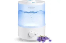 ASAKUKI 3L Top Fill Cool Mist Air Humidifier & Aroma Diffuser with Night Light