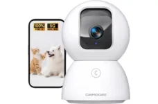 CINMOORE 5G Security Camera Indoor w/Lifetime Free AI Detections & Face ID