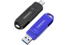 TOPESEL USB Thumb Drive 2 Pack 64GB