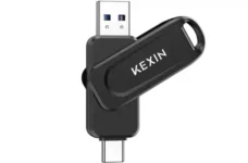 KEXIN 256GB Flash Drive Dual USB-A & Type-C