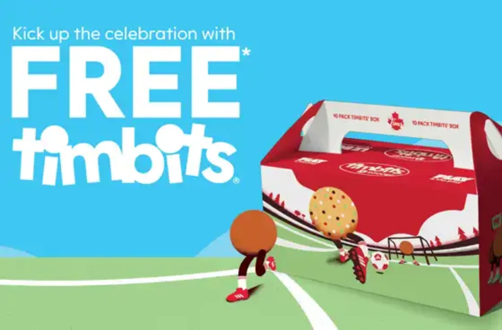 tims at home free timbits promotion