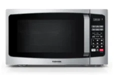 TOSHIBA Microwave Oven, 0.9 Cu Ft/900W, Stainless Steel