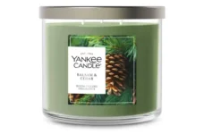 Yankee Candle 3 Wick Candle Jar, Balsam & Cedar