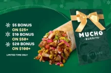 Mucho Burrito Gift Card Bonus Offer