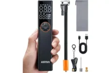 AstroAI L8 Portable Bicycle Tire Inflator with Pressure Gauge