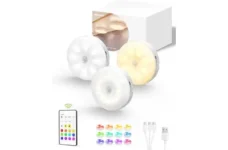 EZVALO 3-Pack Motion Sensor Rechargeable Battery Operated Lights