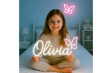 TIRXUIND Personalized LED Light Up Sign
