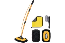 AstroAI 15°Curved Car Wash Brush with Car Wash Kit