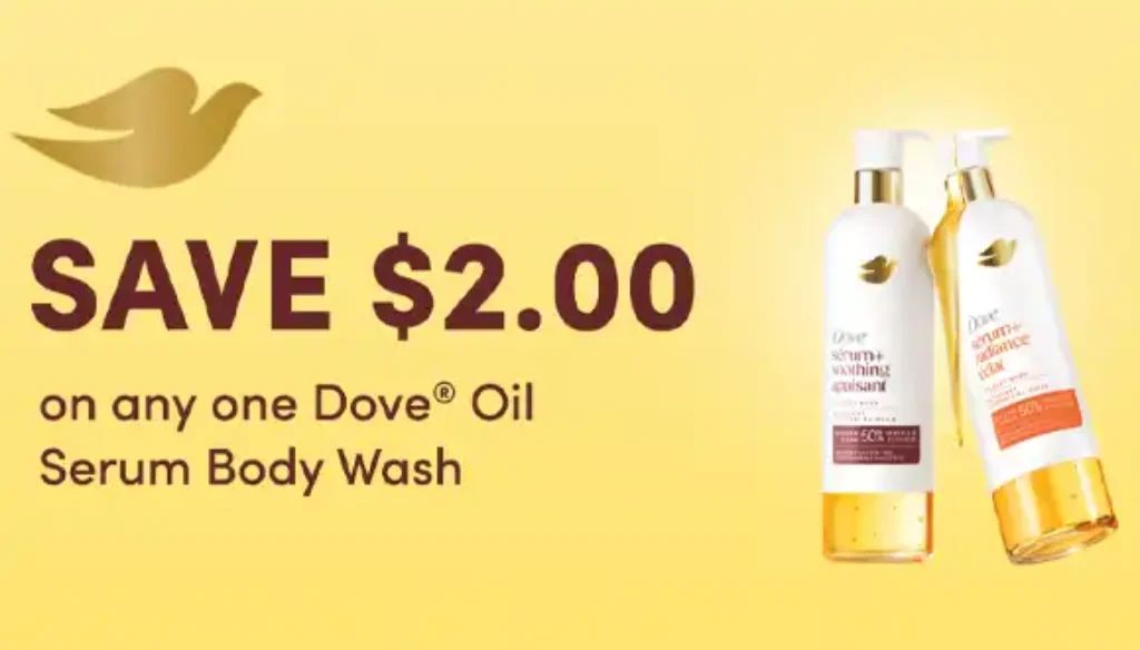 dove body wash coupon