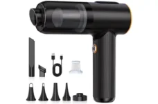 CKWUE 4-in-1 Cordless Car Vacuum Cleaner