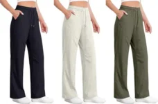 Womens Wide Leg Quick Dry Pants