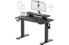 FLEXISPOT Standing Desk with Monitor Stand, 48 x 24 Inches