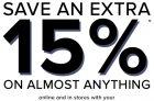 Hudson’s Bay – Save an Extra 15% This Weekend