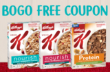 BOGO Free Kellogg’s Special K Cereal Coupon