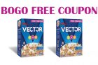 BOGO Free Kellogg’s Vector Cereal Coupon