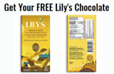 Free Lily’s Chocolate Bar
