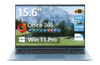 SGIN 15.6 Inch Laptops Computer with Office 365