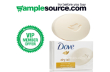 Free Dove Dry Oil Beauty Bar