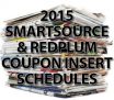 2015 SmartSource & RedPlum Coupon Insert Schedules