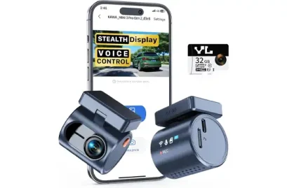 KAWA 2K Dash Cam for Cars with Voice Control