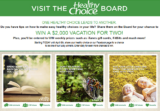 Healthy Choice Board Contest