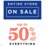 Old Navy – Entire Store Up To 50% Off
