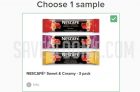 Free NESCAFE Sweet & Creamy Sample Packs