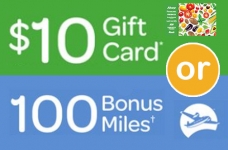 Sobeys $10 Gift Card or 100 Bonus Air Miles