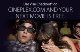 Free Cineplex Tickets with Visa Checkout