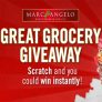 Marc Angelo Great Grocery Giveaway Instant Win Contest