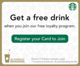 Starbucks Free Drink Promotion