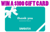 DAVIDsTEA eGift Card Giveaway