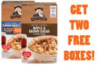 Get 2 Free Boxes of Quaker Instant Oatmeal