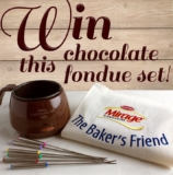 Mirage Margarine – Chocolate Fondue Set Giveaway