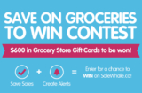 Salewhale Save on Groceries Contest