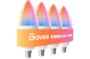 Govee E12 Led Bulb, Smart Bulbs Compatible with Matter, Alexa, SmartThings, Google Assistant, WiFi Candelabra Bulbs 40 Watt Equivalent, RGBWW Color Changing Light Bulb, 2.4Ghz Only, 450 LM, 4 Pack