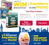 Kellogg’s Breakfast Anywhere Contest