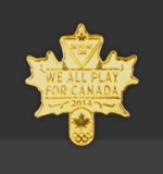 Canadian Tire We All Play For Canada Pin