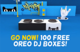 Reminder! 100 OREO DJ Boxes Today!
