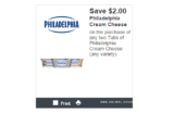 Philadelphia Cream Cheese Coupon