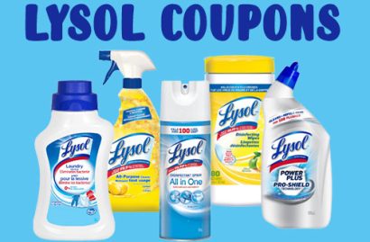Lysol Coupons Canada | Save on Lysol Products
